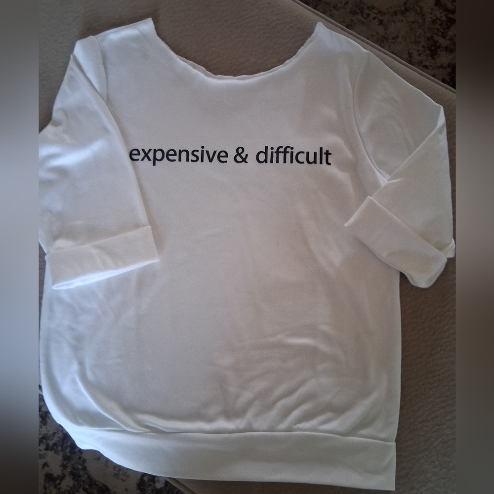 White Graphic Sweatshirt